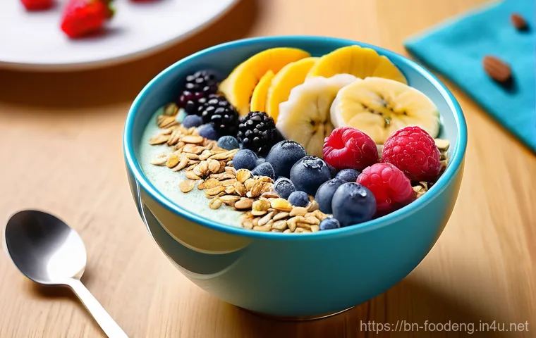 식품 가공용 나노소재 개발 - **Prompt 2: Smart Packaging: Instant Food Safety Check**
    A close-up, dynamic shot focusing on a ...